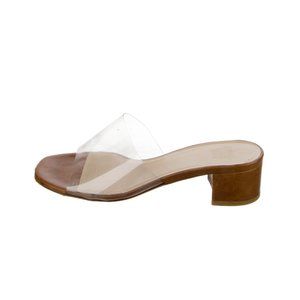 Maryam Nassir Zadeh clear pvc leather slide